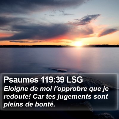 Psaumes 119:39 LSG Bible Verse Image