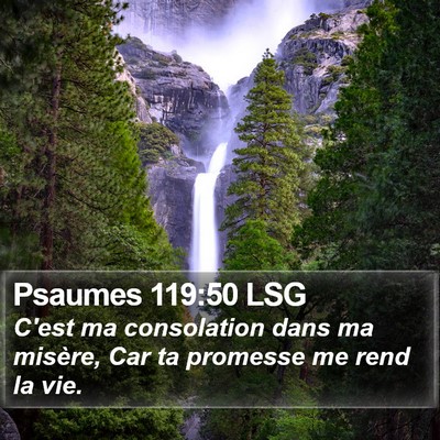 Psaumes 119:50 LSG Bible Verse Image