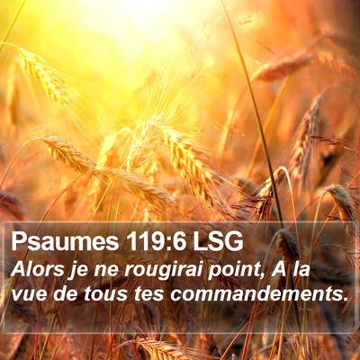 Psaumes 119:6 LSG Bible Verse Image