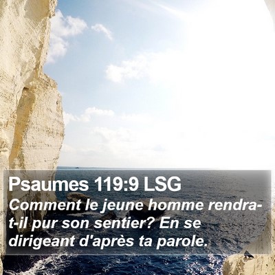 Psaumes 119:9 LSG Bible Verse Image