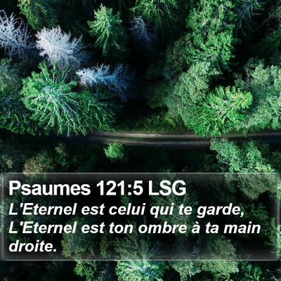Psaumes 121:5 LSG Bible Verse Image