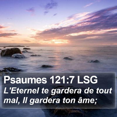 Psaumes 121:7 LSG Bible Verse Image