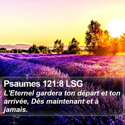 Psaumes 121:8 LSG Bible Verse Image