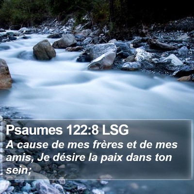 Psaumes 122:8 LSG Bible Verse Image