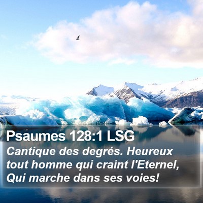 Psaumes 128:1 LSG Bible Verse Image