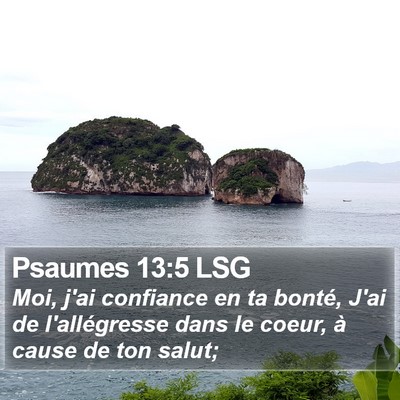 Psaumes 13:5 LSG Bible Verse Image