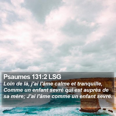 Psaumes 131:2 LSG Bible Verse Image