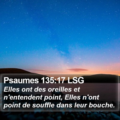Psaumes 135:17 LSG Bible Verse Image