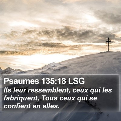 Psaumes 135:18 LSG Bible Verse Image