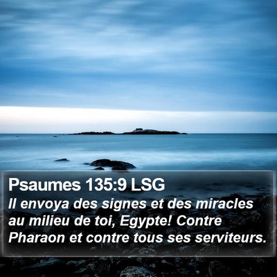 Psaumes 135:9 LSG Bible Verse Image