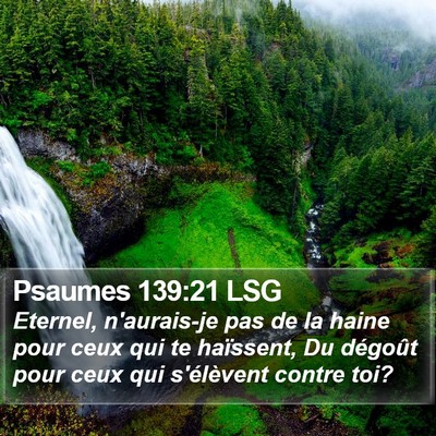 Psaumes 139:21 LSG Bible Verse Image