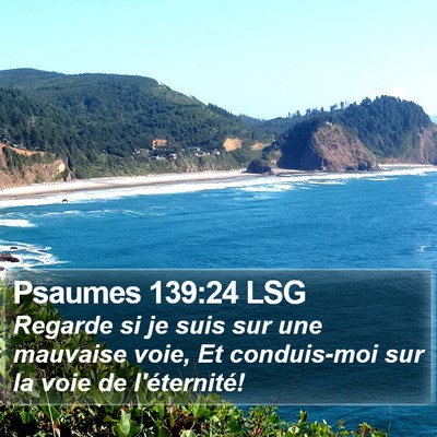 Psaumes 139:24 LSG Bible Verse Image