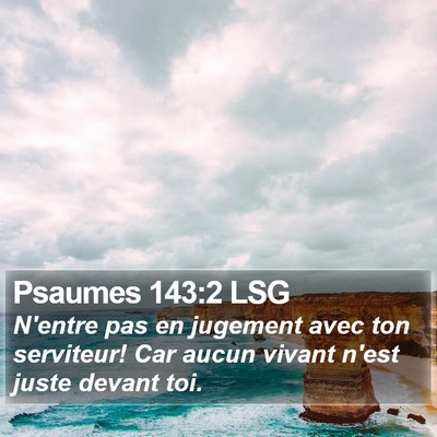 Psaumes 143:2 LSG Bible Verse Image