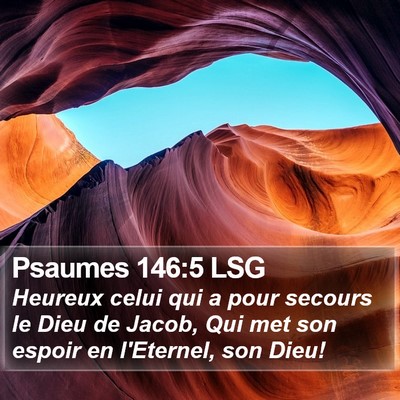 Psaumes 146:5 LSG Bible Verse Image