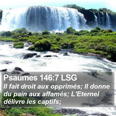 Psaumes 146:7 LSG Bible Verse Image