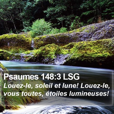 Psaumes 148:3 LSG Bible Verse Image