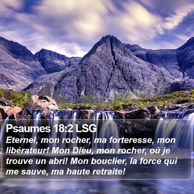 Psaumes 18:2 LSG Bible Verse Image