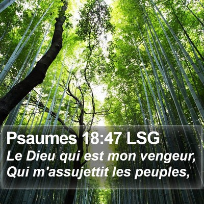 Psaumes 18:47 LSG Bible Verse Image