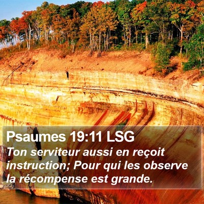 Psaumes 19:11 LSG Bible Verse Image