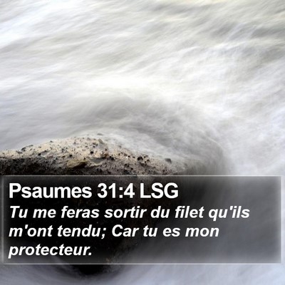 Psaumes 31:4 LSG Bible Verse Image