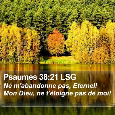 Psaumes 38:21 LSG Bible Verse Image