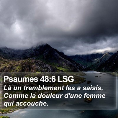 Psaumes 48:6 LSG Bible Verse Image