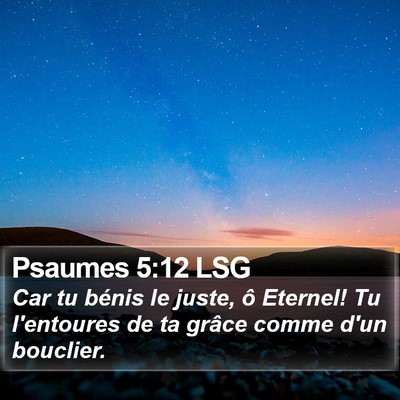 Psaumes 5:12 LSG Bible Verse Image