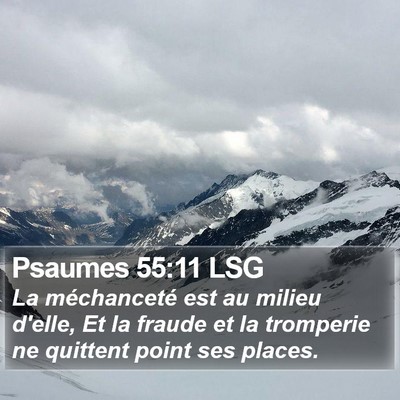 Psaumes 55:11 LSG Bible Verse Image