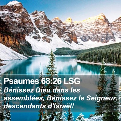 Psaumes 68:26 LSG Bible Verse Image