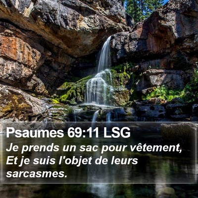 Psaumes 69:11 LSG Bible Verse Image
