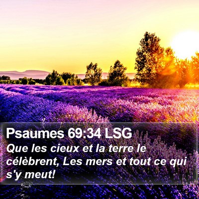 Psaumes 69:34 LSG Bible Verse Image