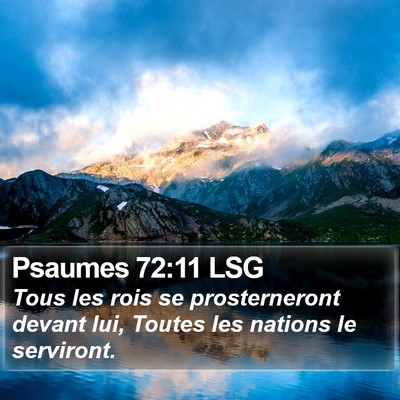Psaumes 72:11 LSG Bible Verse Image