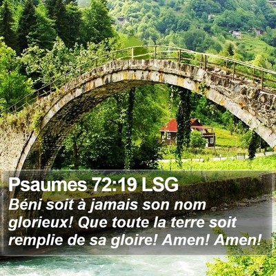 Psaumes 72:19 LSG Bible Verse Image