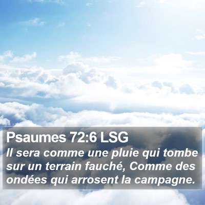 Psaumes 72:6 LSG Bible Verse Image