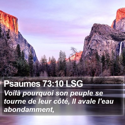 Psaumes 73:10 LSG Bible Verse Image