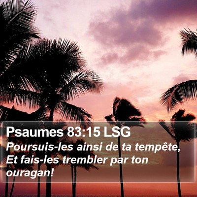 Psaumes 83:15 LSG Bible Verse Image