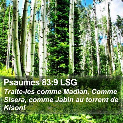 Psaumes 83:9 LSG Bible Verse Image