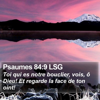Psaumes 84:9 LSG Bible Verse Image