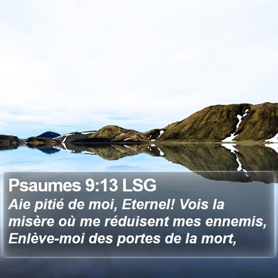 Psaumes 9:13 LSG Bible Verse Image