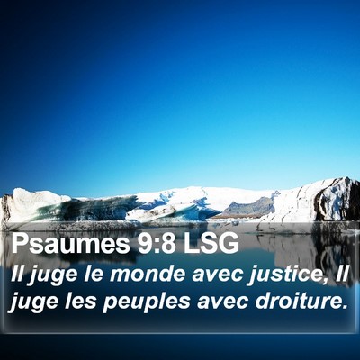 Psaumes 9:8 LSG Bible Verse Image