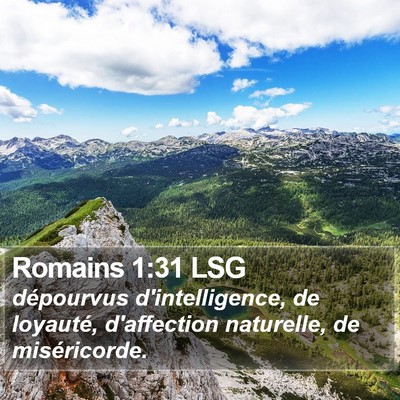 Romains 1:31 LSG Bible Verse Image