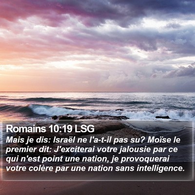 Romains 10:19 LSG Bible Verse Image