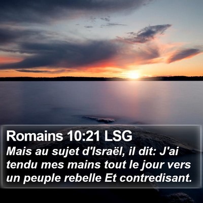 Romains 10:21 LSG Bible Verse Image