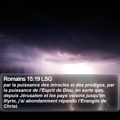 Romains 15:19 LSG Bible Verse Image