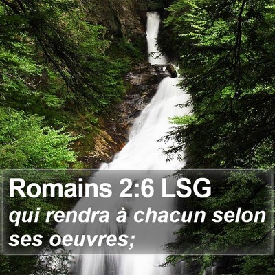 Romains 2:6 LSG Bible Verse Image