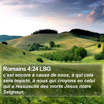 Romains 4:24 LSG Bible Verse Image
