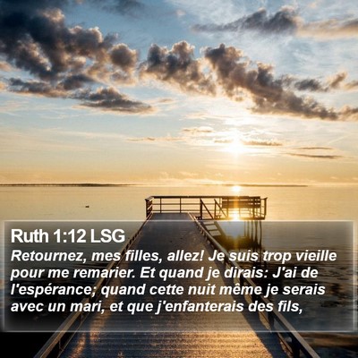 Ruth 1:12 LSG Bible Verse Image