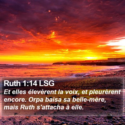 Ruth 1:14 LSG Bible Verse Image