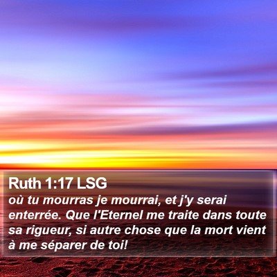 Ruth 1:17 LSG Bible Verse Image