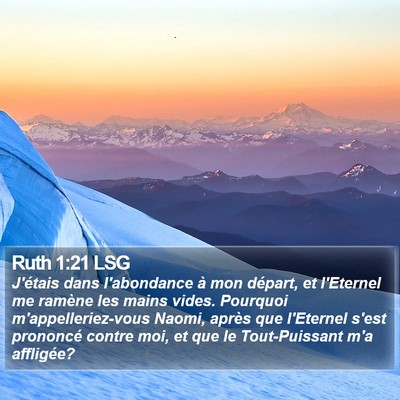 Ruth 1:21 LSG Bible Verse Image